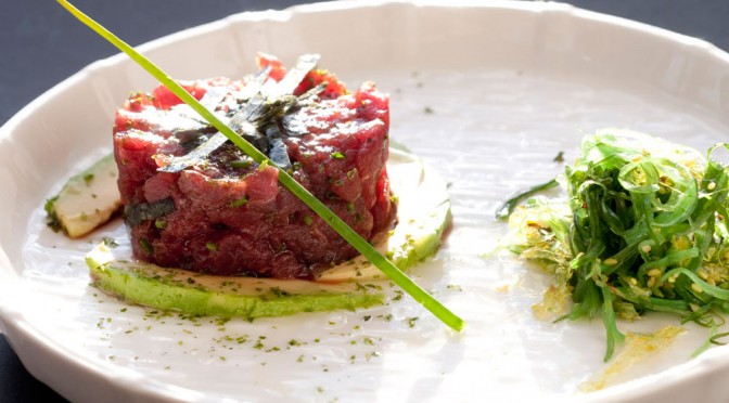 Tartar de atún rojo en Restaurante Ponzano